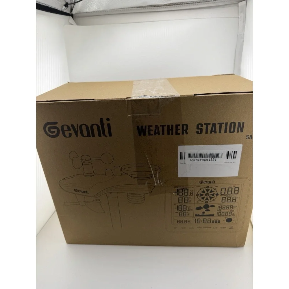 Wireless Home Weather Station Gevanti SA8 with Rain Gauge & Wind Speed - Picture 8 of 10